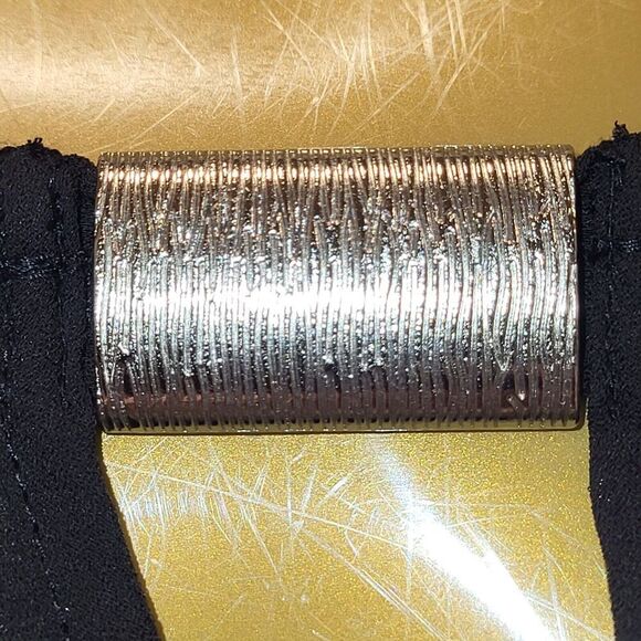 Sami & Jo Plus Size 2X Black Sheer Blouse Sleeveless Asymmetrical Hem Office - Picture 12 of 15